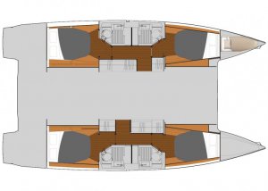 Fountaine Pajot Astrea 42 - 4 + 1 cab. - Osaya - 2020.
