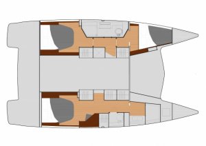 Fountaine Pajot Lucia 40 - 3 cab. - Amber - 2016