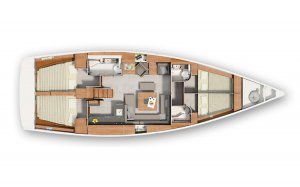 Hanse 455 - 4 cab. - Twist & Shout - 2015