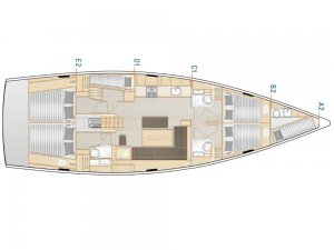 Hanse 508 - 5 + 1 cab. - Khallesi - 2020