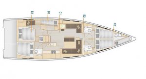 Hanse 548 - 5 + 1 cab. - Stargazing - 2020