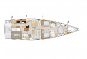 Hanse 675 - 3 cab. - So So - 2018