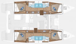 Lagoon 46 - 4 + 1 cab. - Blu - 2020