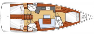 Oceanis 45 - 3 cab. - Luna - 2014