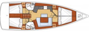 Oceanis 45 - 4 cab. - Stefani I - 2015