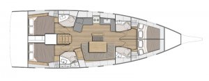 Oceanis 46.1 - 4 cab. - Sail Delta - 2020